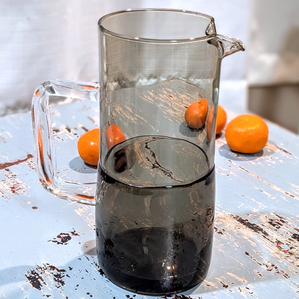 Excellent Condition Mid-Century Hand-Blown Pitcher
